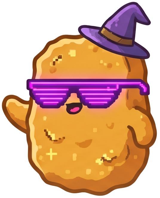 Crunk Nugget mascot